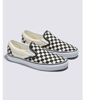 VANS CLASSIC SLIP_ON - BLK&WHTCHCKERBOARD/WHT