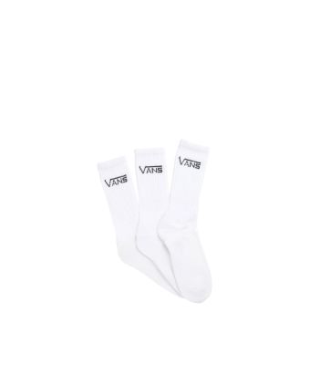 VANS CLASSIC CREW (6.5-9, 3PK) - WHITE