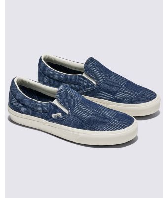 VANS CLASS SLIP_ON - DENIM CHECK NAVY