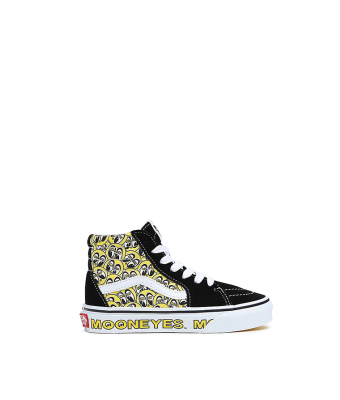 VANS KID SK8_HI ( 4_8 YEARS ) - MOONEYES BLACK/YELLOW