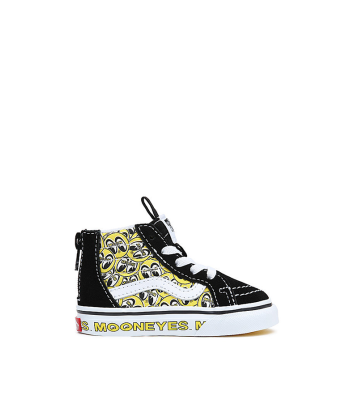 VANS TODDLER SK8_HI ZIP ( 1_4 YEARS ) - MOONEYES BLACK/YELLOW