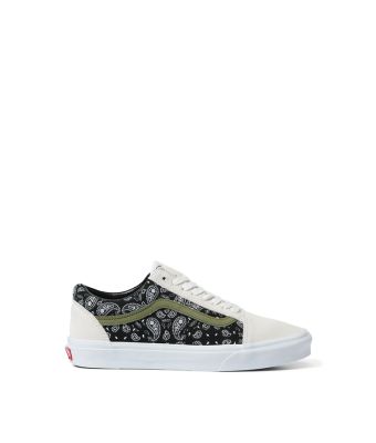 VANS OLD SKOOL - PAISLEY SUEDE WHITE/BLACK